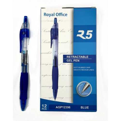 PENNE GEL ROYAL OFFICE R5 0,7 BLU